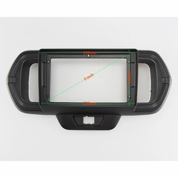 9 COLIŲ Automobilinis Garso Rėmo GPS Navigacijos Fasciją Skydelis Automobilių dvd Plastikinis Rėmas Fasciją tinka 2016+ TOYOTA PASSO