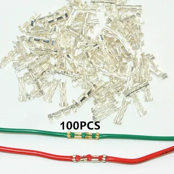 50/100/200Pcs U-formos terminalo tab šalto įdėklai jungtys šalto terminalo mažų dantų fasciją terminalo 0.3-1.5mm2