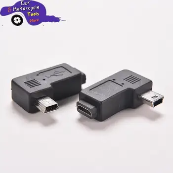 Mini USB Type A Male Micro USB B Moterų Kairysis Kampas 90 Laipsnių Adapteris, Karšto Pardavimo