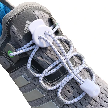 Šviesą atspindinčios Užraktas nėriniai ne kaklaraištis batraištis Fiksavimo Batų Raišteliais, Elastinga Sneaker Batraiščių Shoestrings Bėgimas/Bėgimas/Triatlonas