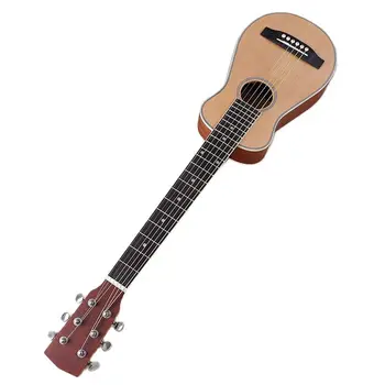 30 Colių Mini Akustine Gitara, 6 Stygų Matiniu Paviršiumi Vaikų Folkloro Gitara Kardamono Formą Kelionės Gitara