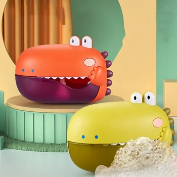 Kūdikių Vonios Žaislai Vaikams Muzikos Dinozaurų Burbulas Mašina Vonios Žaislai Vonia Automatinis Muilo Burbulas Maker Žaislai, Kūdikių Vonios Žaislas