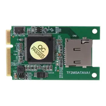 Micro SD TF Kortelę į Mini PCI-E mSATA SSD Kietojo Disko Adapteris Hdd Talpyklos TF Kortelės Konverteris Plėtra Mini Card