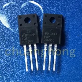 1pcs/daug Galios triode FQPF20N50C 20A 500V prekės-naujos lauko tranzistoriaus SU-220F 20N50C Maitinimo šaltinis