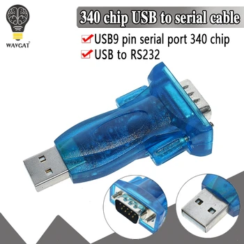 WAVGAT HL-340 HL340 Naujas USB į RS232 (COM Port Serijos PDA 9 pin DB9 Adapteris paramos Windows7-64
