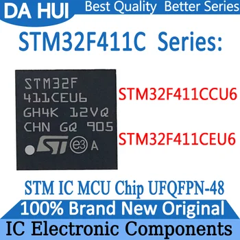 100% Naujas STM32F411CCU6 STM32F411CEU6 STM32F411CC STM32F411CE STM32F411 STM32F STM32 STM IC MCU Chip UFQFPN-48 Sandėlyje