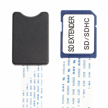 SD SDHC SDXC Kortelės Vyrų ir Moterų Lankstus Pratęsimo Adapterio Kabelį Extender Telefono GPS Kamera 48/60cm