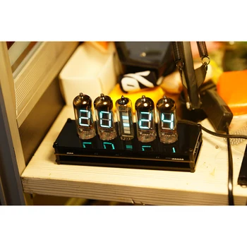 4 bitų IV11 VFD laikrodis keturių skaitmenų fluorescencinis vamzdelis vairuotojo lenta švyti vamzdis laikrodis