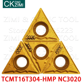 TCMT16T304-HMP NC3020 TCMT16T308-HMP NC3020 CNC Karbido Įterpti Vidaus Tekinimo Įrankis, Mechaninė metalo tekinimo Įrankiai TCMT plieno