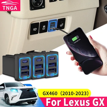 Už Lexus GX460 2010-2022 2020 2021 USB Kištuku PD C Tipo Greito Įkrovimo Sąsają GX 460 Interjeras Modifikacijos, Priedai