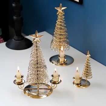 Kalėdų Eglutė Žvakių Laikiklis Žvakidė Ornamentu Smilkalai Degiklių Arabų Namų Puošybai Aukso Metalo Pušies Atostogų Dovanų Smilkalų Bazės