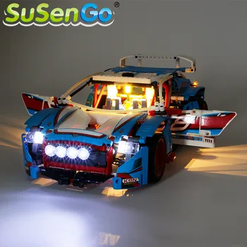 SuSenGo LED Šviesos Rinkinys 42077 Ralio Automobilio Suderinama su 20077 10826 , NR. Bloko Modelis