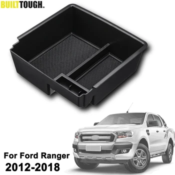 Automobilių Centriniu Porankiu Laikymo Dėžutė Ford Ranger Konsolės Porankis Plokštelės Laikiklį Atveju, Padėklų 2012-2018