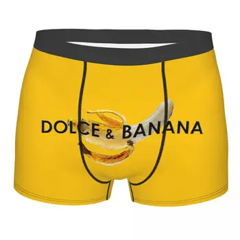 Dolce & Bananų Žmogus Apatiniai Boksininkas Trumpikės Šortai Kelnaitės Humoro Minkštos Kelnės Male S-XXL