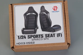 1/24 Dervos Įrengti Automobilių Modeliai Hobis Dizaino HD03-0562 1/24 Sportinės Sėdynės (F) Sparco Spx (Derva+Lipdukai)Automobilio Modelio Modifikacijos