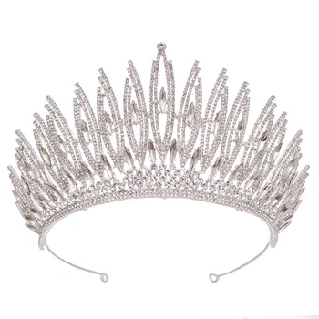 Bridal Crown Apdangalai, Europos ir Amerikos Baroko Karūna Lankelis Naujas Vestuvių Priedai Karūnos Plaukų Aksesuarų Mergaitėms, Naujas