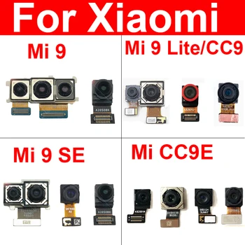 Priekinės&Galiniai Pagrindinis Fotoaparatas Xiaomi Mi 9 Lite Mi9 9 Mi SE CC9 CC9e Atgal Big Kameros & Mažas Susiduria Modulis vaizdo Kamera atsarginės Dalys