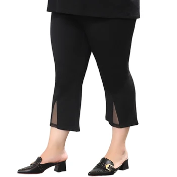 Plus Size Nuosėdos Moterų Drabužiai Kelnės Apkarpyti Kelnės Negabaritinių 5XL 7XL Streetwear Pantalones De Mujer Trumpas Casuais Nemokama Laivas