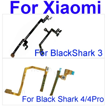 Aukštyn Žemyn Paspauskite Jutiklis Flex Kabelis Xiaomi BlackShark Black Shark 3 4 4Pro Jutiklis Slėgio Flex Juostelės atsarginės Dalys