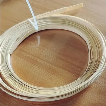 10 Metrų 0,5 mm Storio Plokščių Bambuko Juostelės 