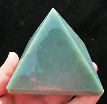 Į VIRŠŲ ! puikus Aventurine jade !!krekas-nemokamai !! natūralus kvarco kristalas piramidės