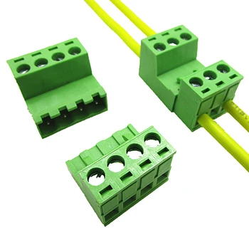 2sets 15EDGRK-5.08 mm plug-in tipo 2edg tipas žalioji gnybtų bloko 2EDGRK dėl Jungtis 2P 3 4 5 6 7 8 9 10 11 12 13 14 15 16 Pin
