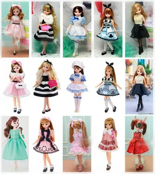 23cm Licca Lica Lėlės, Imitavimo Lėlė Princesė Lijia Mergaičių Žaislas Blyth Mažai Lėlės Dovanų Baby Doll Žaislas