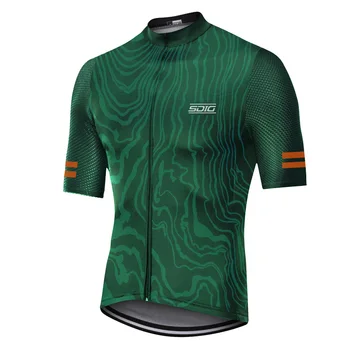 2021 Vasaros dviračių džersis vyrai super dviračiu dėvėti Oro akies trumpas rankovės dviratį marškinėliai Žalia MTb lenktynių drabužius Coolmax XXS