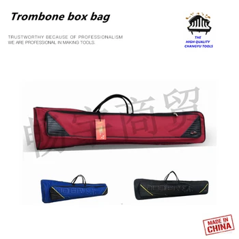 Trombonas dėžutė, maišelis Pučiamųjų instrumentų atveju Vandeniui ir smūgiams atsparių nešiojamų Trimitas dalys