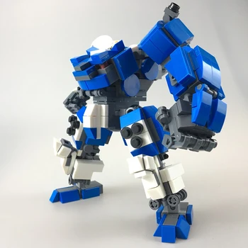 Veiksmų Skaičius, Statyba Blokai Žaislas 14cm Pilotuojamų Mech Kariai Robotai Modelis Žaislai Vaikams Anime Kareivis, Surinkti Plytų Lėlės