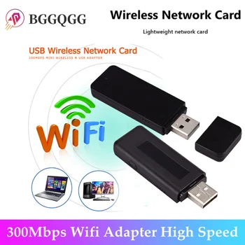 300Mbps Wifi Adapteris Didelės Spartos 5G 2.4 G RT5572 Universalus dviejų dažnių Belaidžio Tinklo Kortelė Mini USB 2.0 Portable