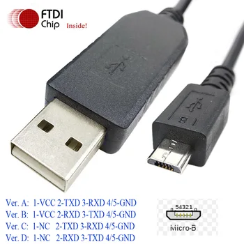 USB, mikro-USB, TTL, skirtas Wifi Config Pirmenybė AP-CBL-SERU JY728A Aruba Konsolės Kabelis FTDI Chip