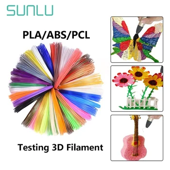 SUNLU 1.75 MM Bandymo, 3D Kaitinimo 3D Rašiklis ir 3D Spausdintuvu Pildymas 5 Metrų Ir 10 Metrų MPLA/ABS/PCL Įvairios spalvos chioce