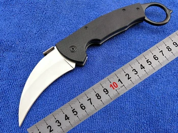 lankstymo kišenėje lauko kempingas peilis 8CR13 ašmenys G10 rankena Taktinis Naudingumas Išgyvenimo peiliai EDC įrankis