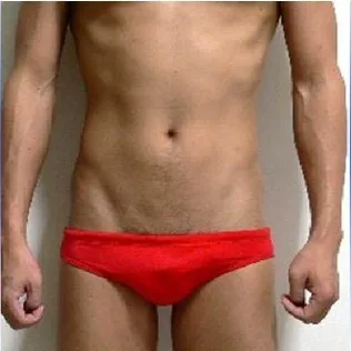 Nauja BOYTHOR Privačių individualų vyriškos maudymosi glaudės Klasikinis raudonas Seksualus mažas juosmens plus-dydis