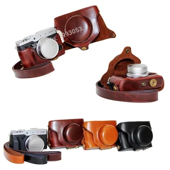 Naujas Vintage Vaizdo Kamera Atveju Krepšys Fuji Fujifilm X30 Kameros Dangtelio Raštas Krepšys Su Diržu