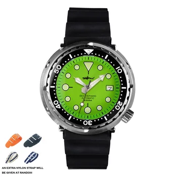 Heimdallr Mens Naras Laikrodžiai Automatinis laikrodis Tunų Mechaninis Laikrodis Sportas, Nardymas 200M Vandeniui C3 Šviesos Safyras NH35
