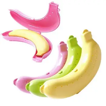 1pc dėklai Vežėjas Saugojimo Konteinerių Turėtojai Bananų Formos Kupė Organizatorius Brangakmenis Granulių Atveju Namų Konteinerių Reikmenys