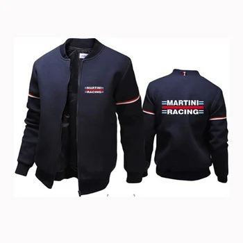 2022 Vyrų Martini Racing Spausdinimo Palaidinukė Pavasarį ir Rudenį ilgomis Rankovėmis Sportinės Striukės Užtrauktukas Kailis
